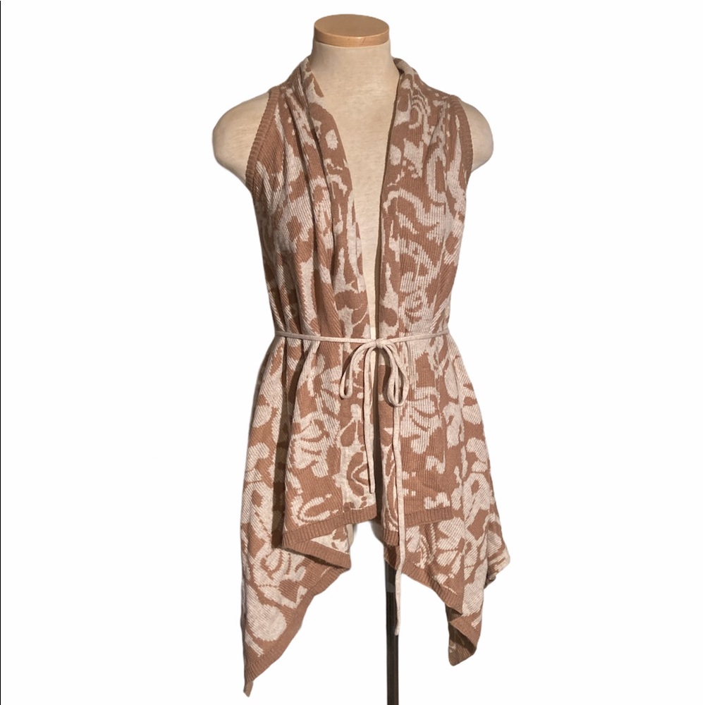 BCBGMaxazria Knit Waterfall Vest